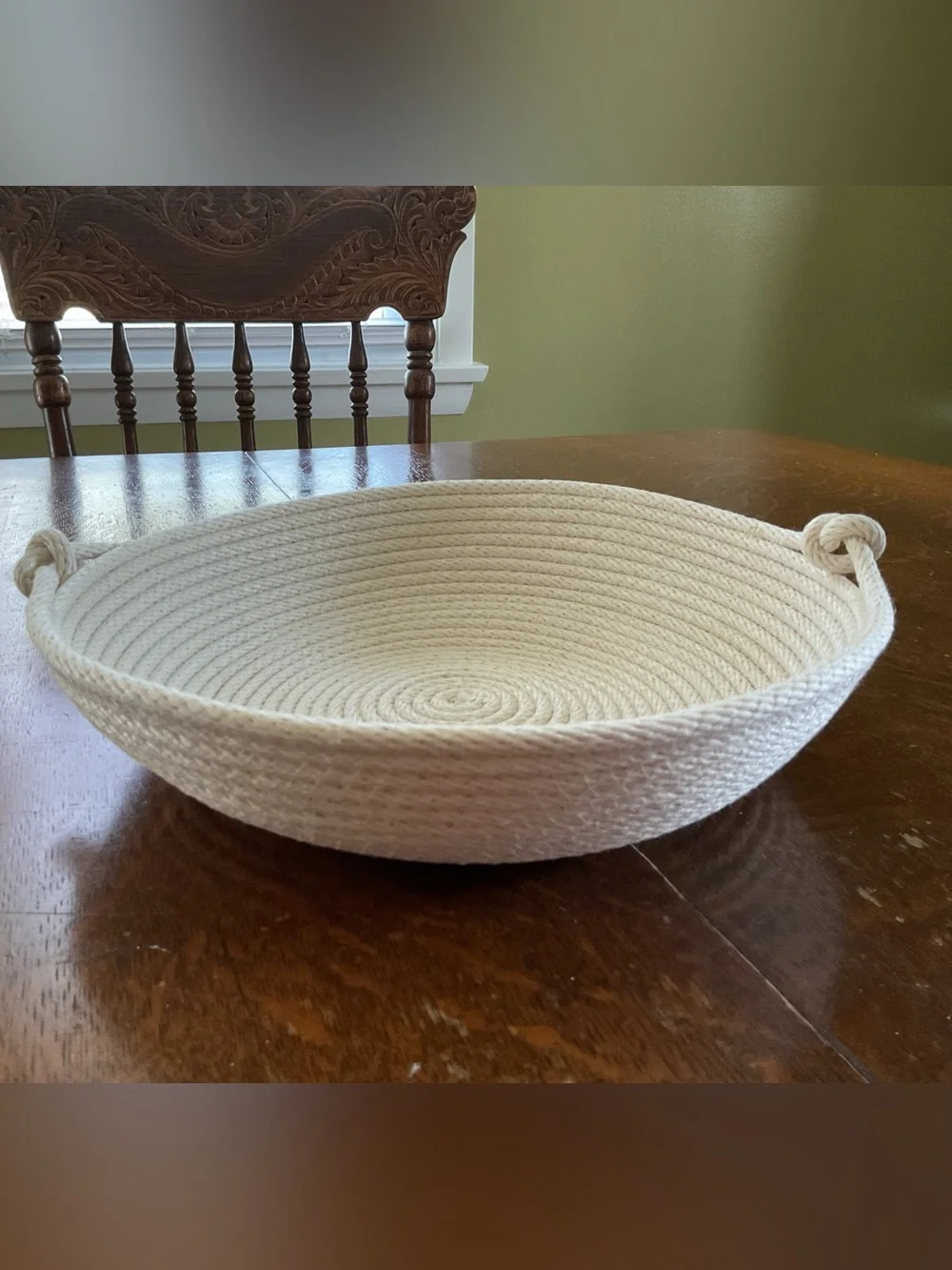 Handmade Coiled Rope Decorative Bowl